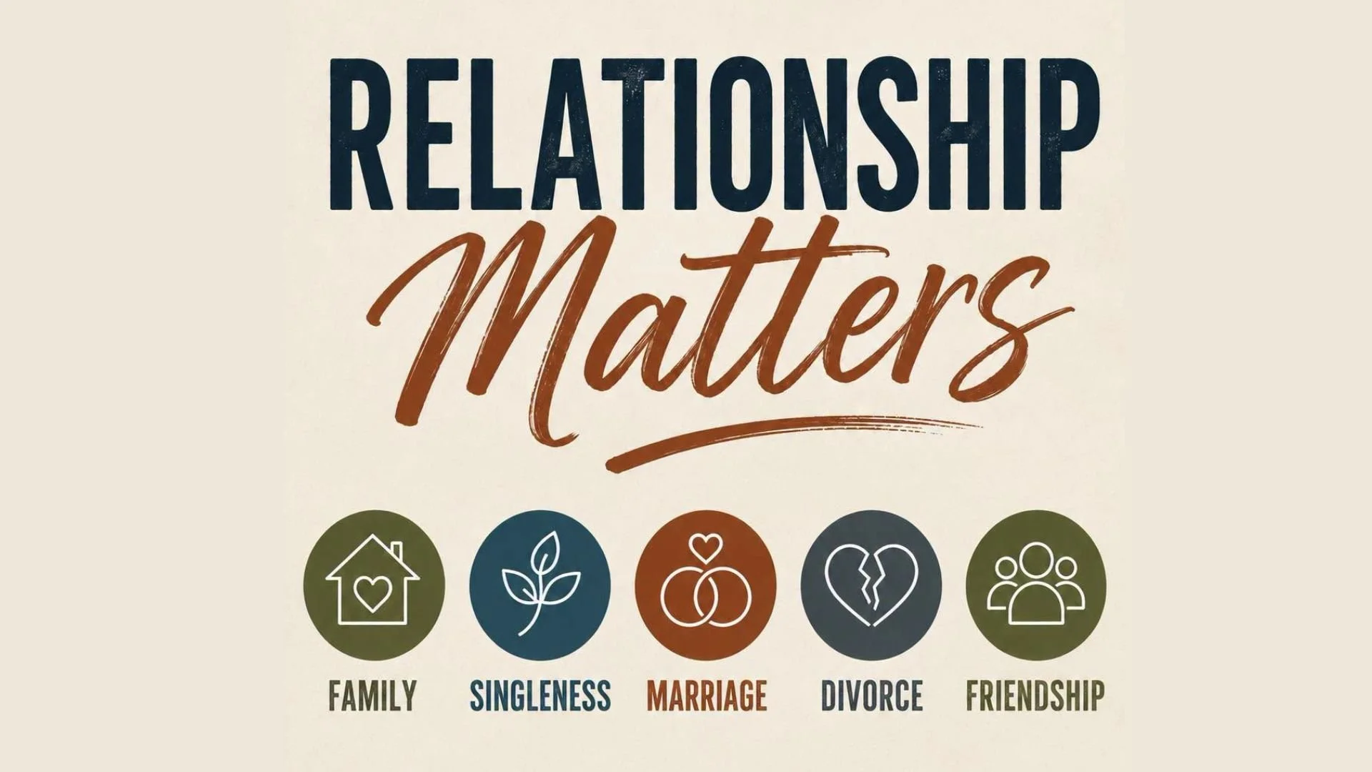 Starting Sunday October 4th
God created us for relationship, yet human relationships can be joyful, painful, and complex. This series explores what Scripture teaches about marriage, friendship, singleness, and even the challenge of divorce. Together 