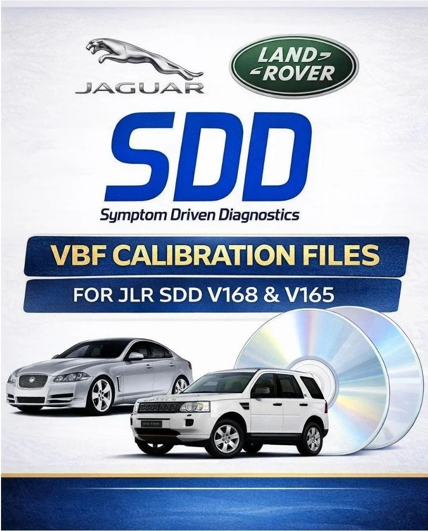 JLR SDD VBF Calibration Files | 25,350 Offline Module Programming Add-On v168