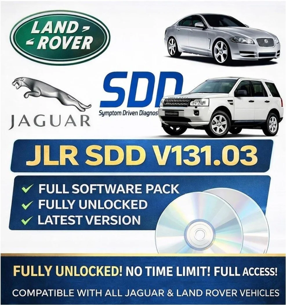 JLR v131.03 For Jaguar Land Rover IDS SDD diagnostic software and calibratation V131