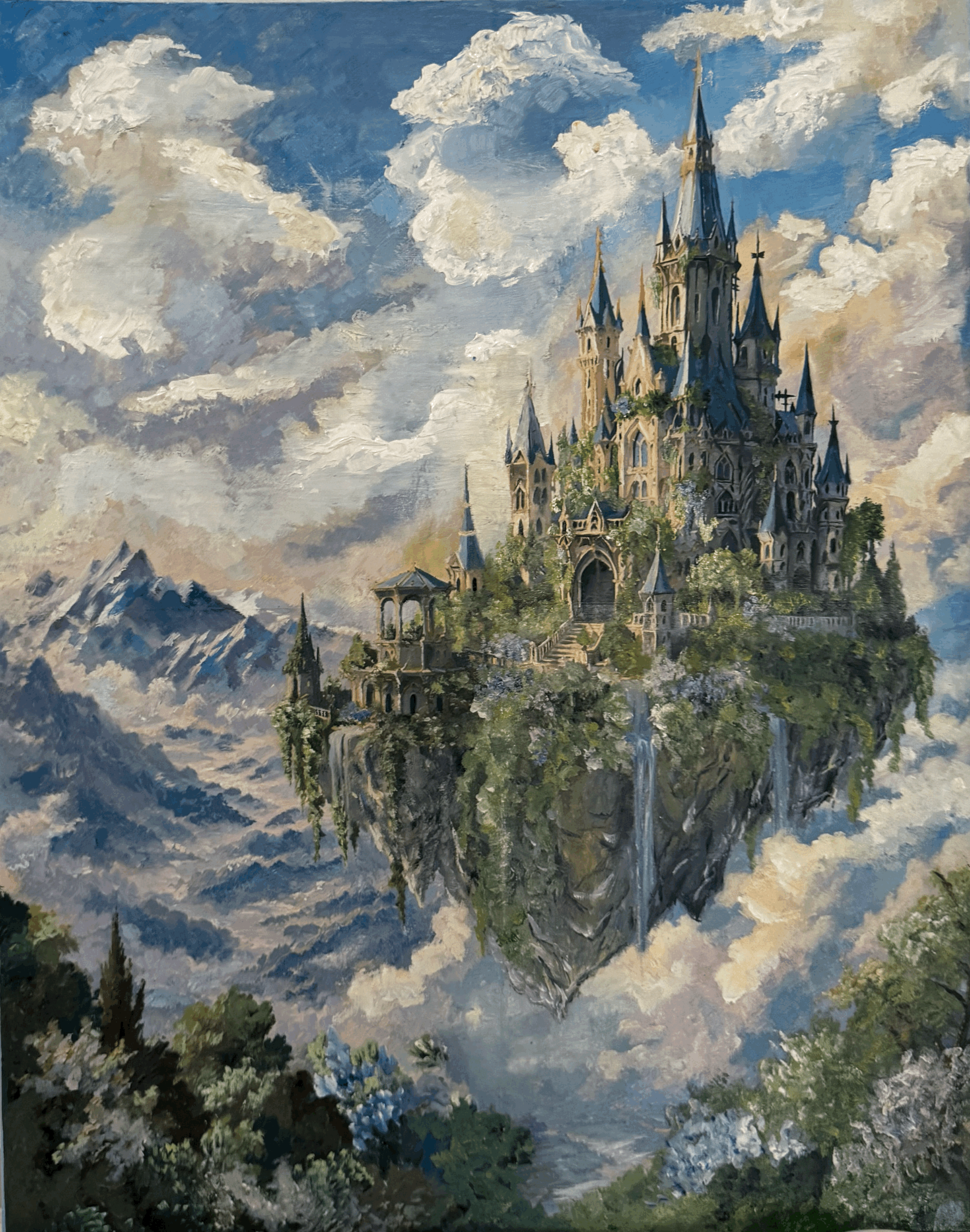 In The Sky - 60 x 80 cm