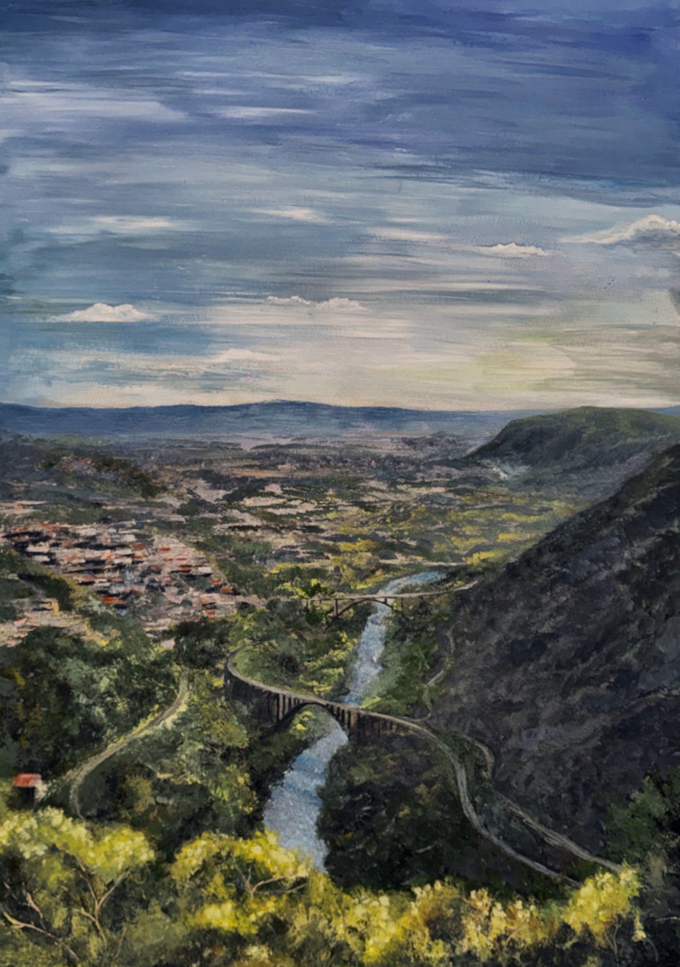 Two Bridges - 70 x 90