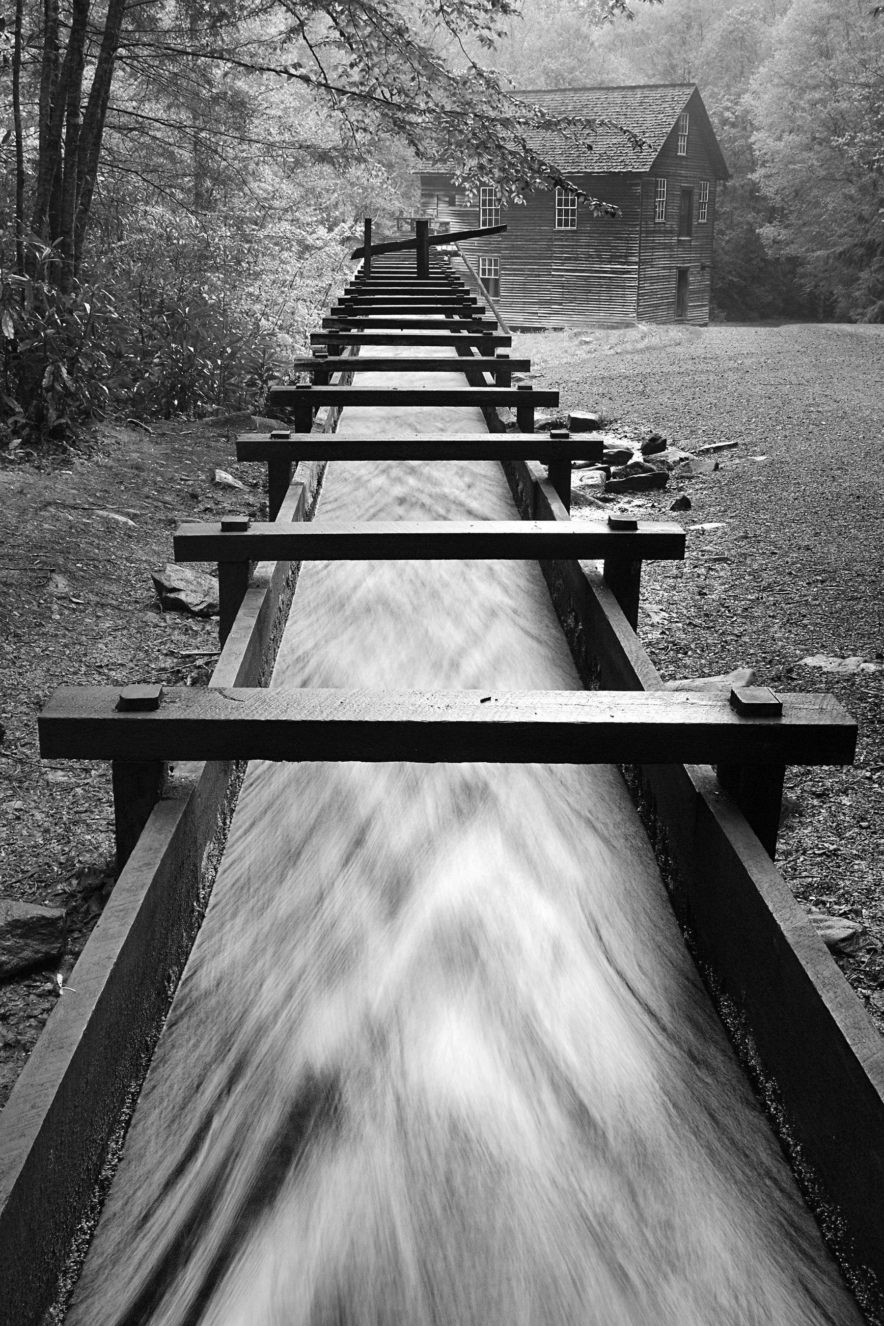 Water Flowing At Mingus Mill.jpg