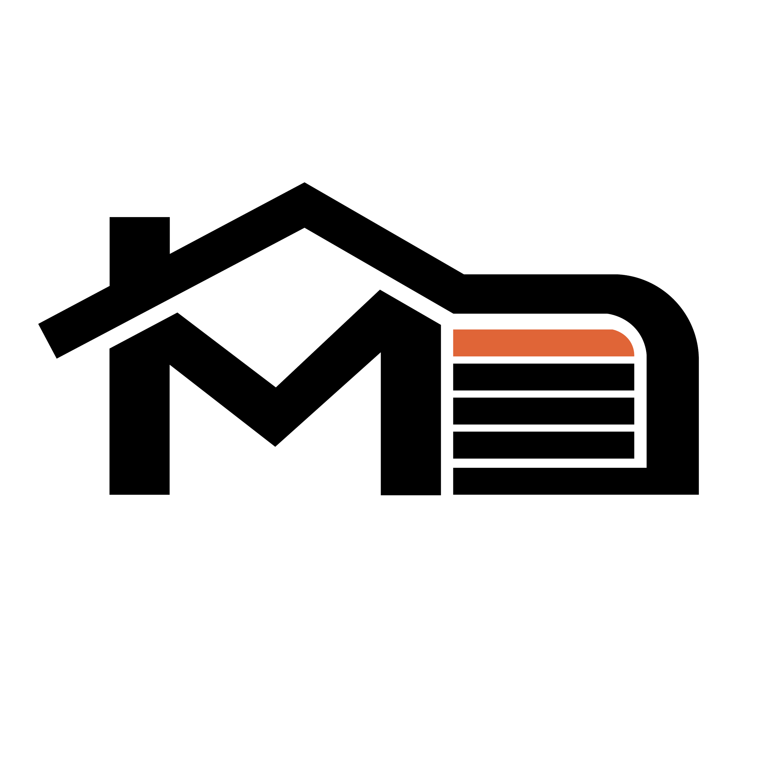 More Doors Garage Company Logo
