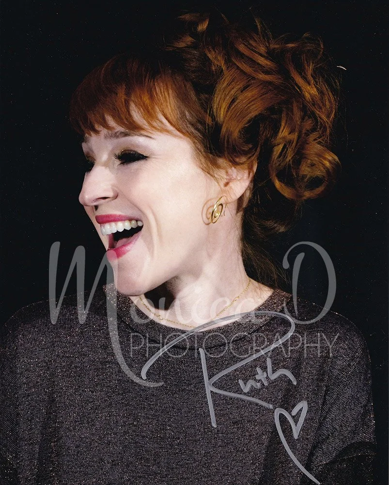 Ruth Connell on stage during the Supernatural panel in Seattle, Washington