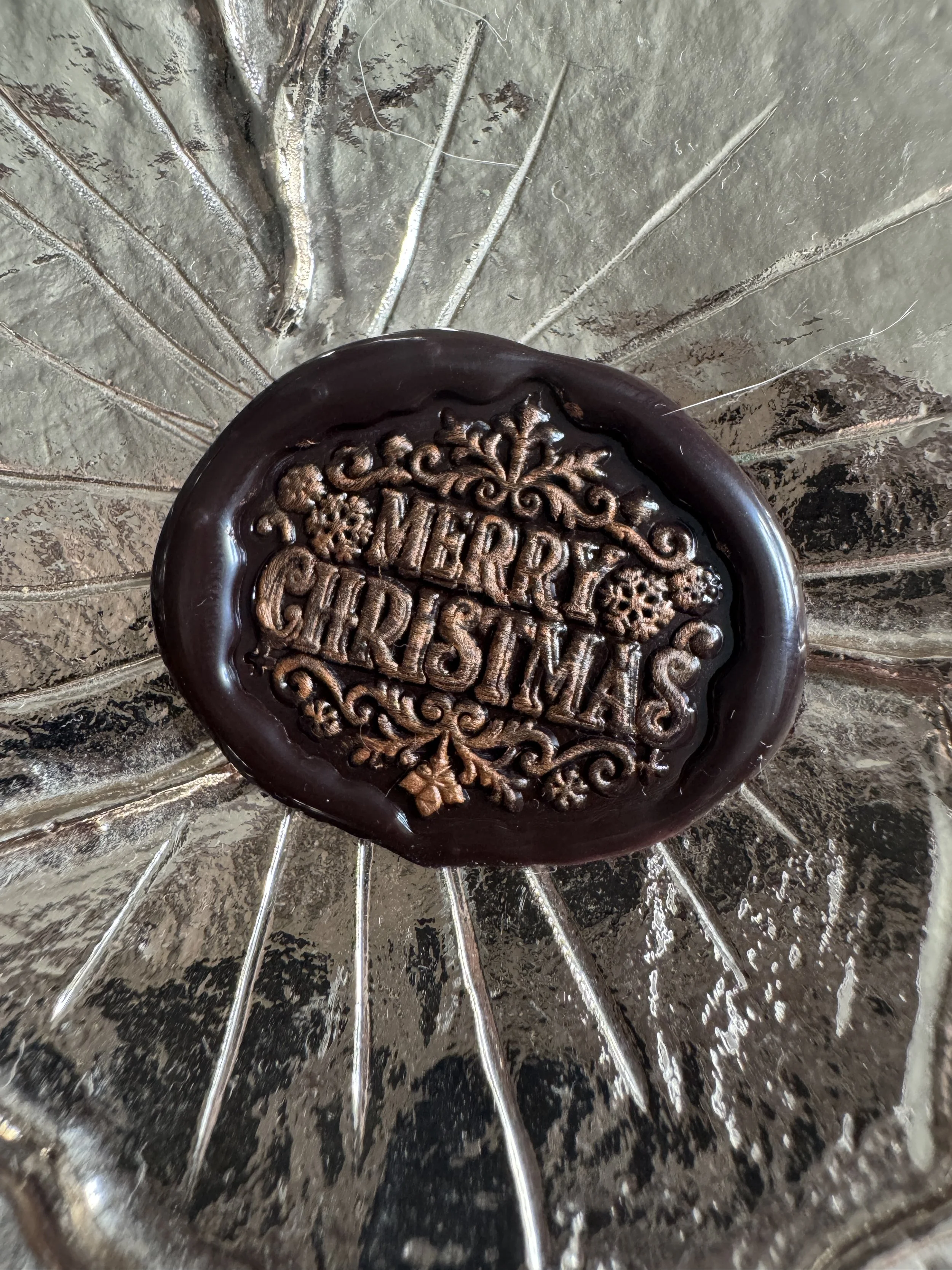 Vintage Merry Christmas Wax Seal