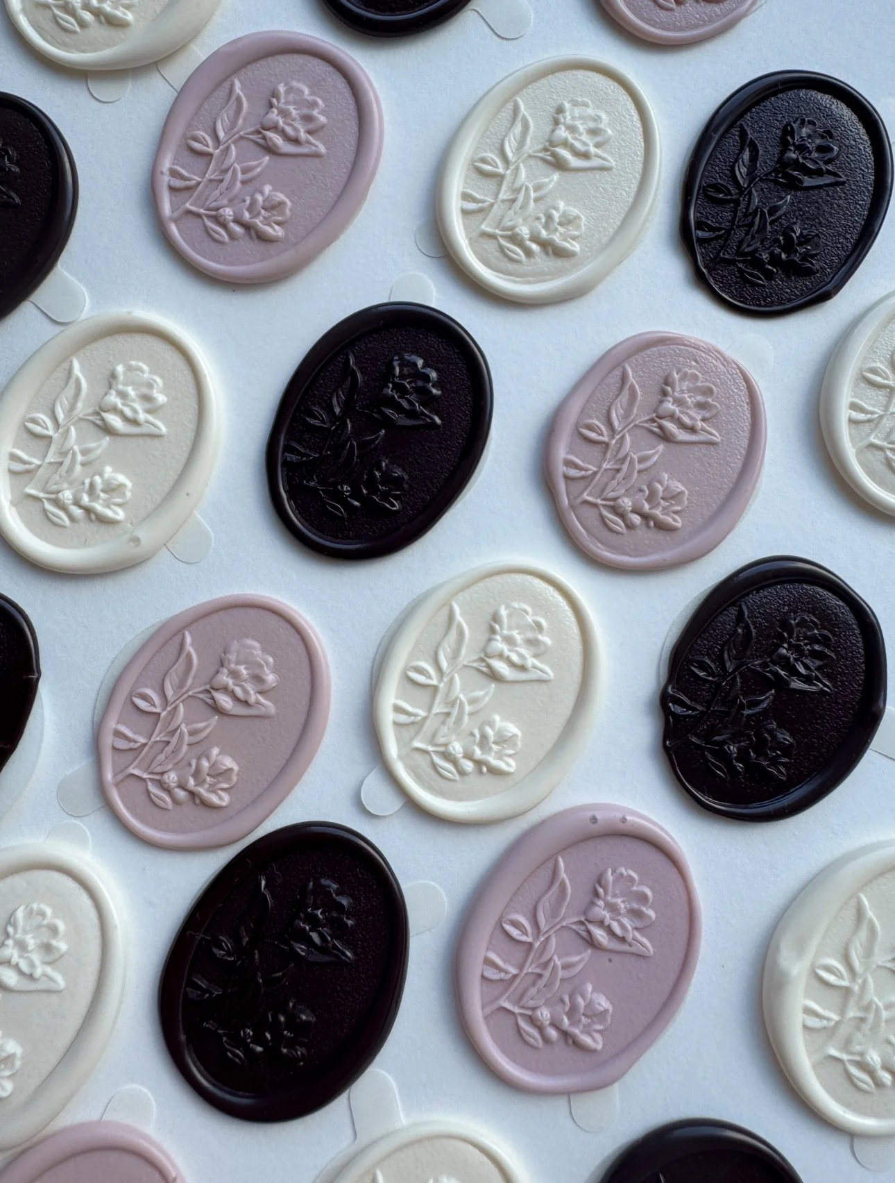 Pack of 3 Neapolitan Floral Wax Seals Set