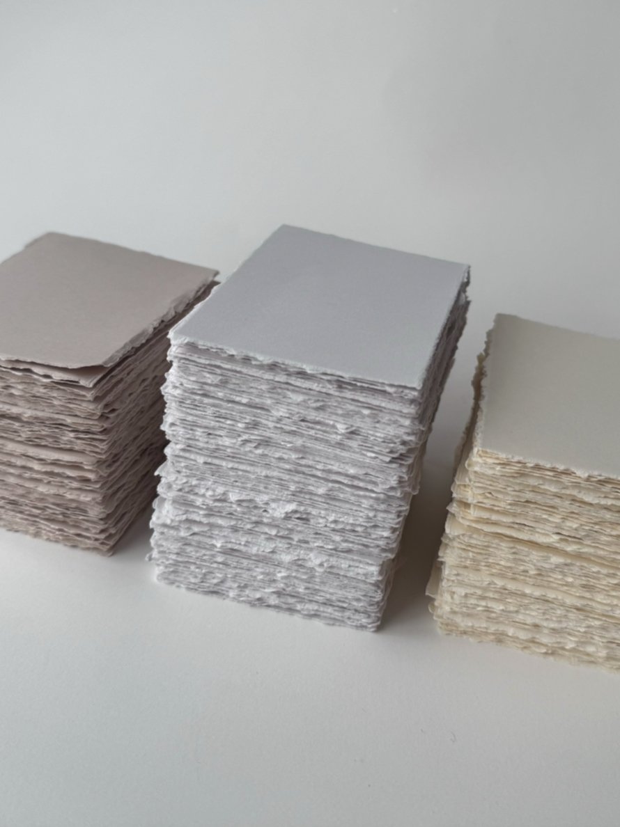 Blank Deckled Edge Matte Place Cards