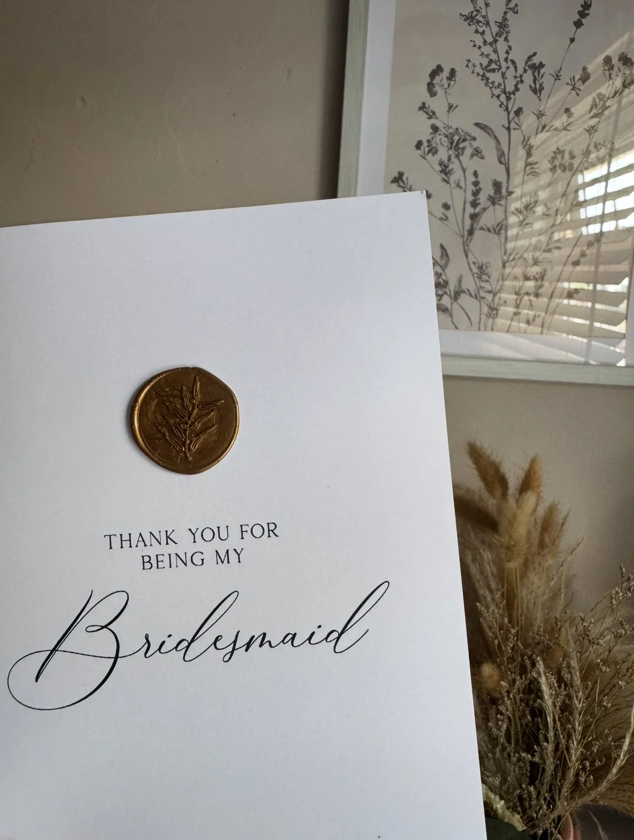 Wedding Party Thank You Card