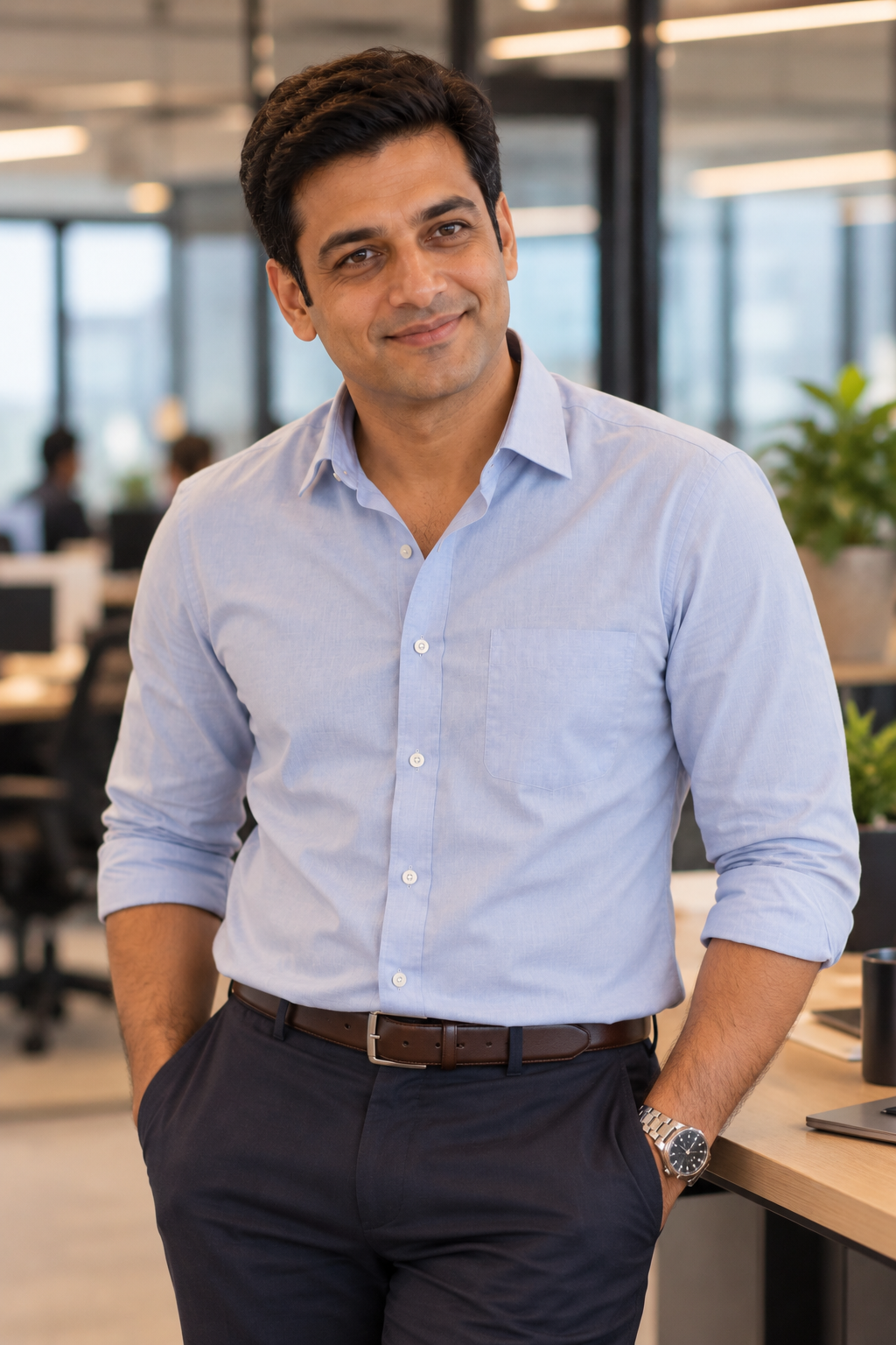 Karan had been working in the company for eight years