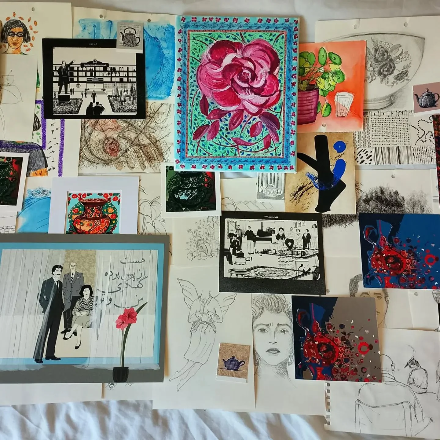 Letting go of what was, making room for what&rsquo;s next. Moving on towards further discovery. I'm chucking out most of it all together. 

همه رفتنی هستند. خسته ام. عصبانی، از خودم. از روزگار. 

#artistjourney 
#lettinggo 
#couragetochange 
#تغییر
