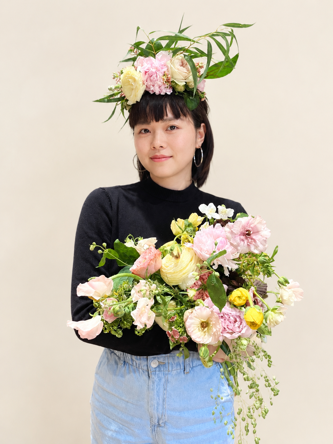 Paula Aladjem, wedding florist based in Geneva specializing in intimate floral design.
