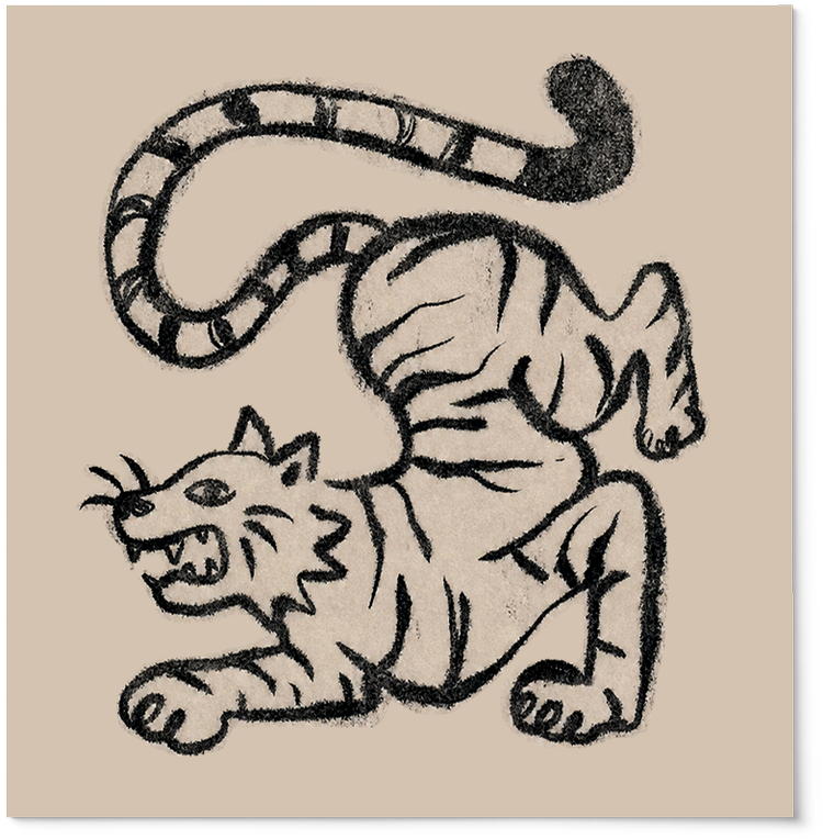 Tantivanich tiger drawing