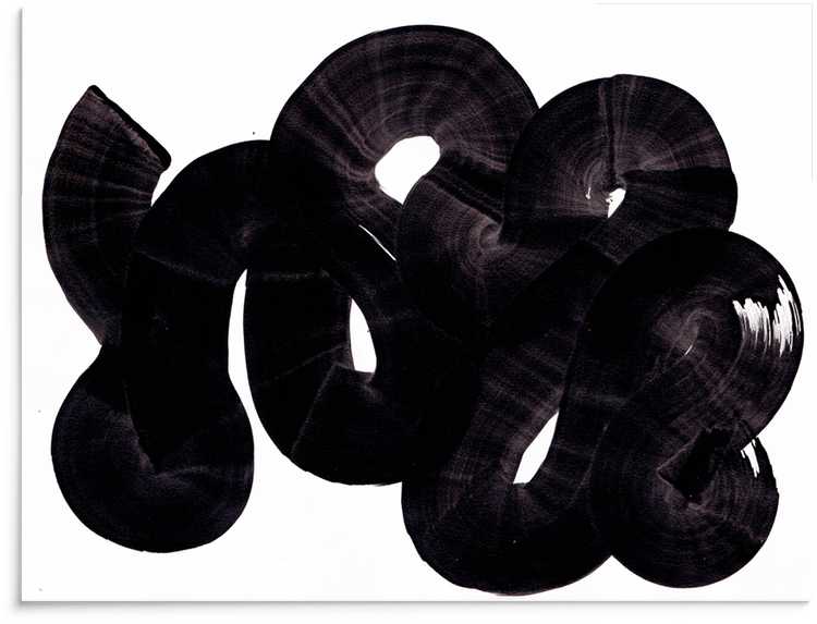 Black brush loops