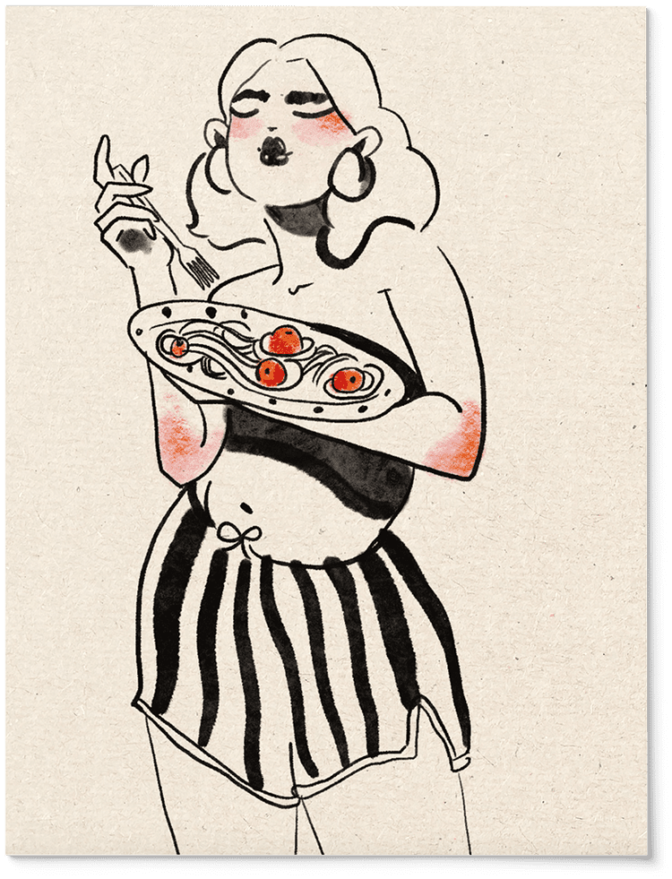 Signorina Linguine illustration