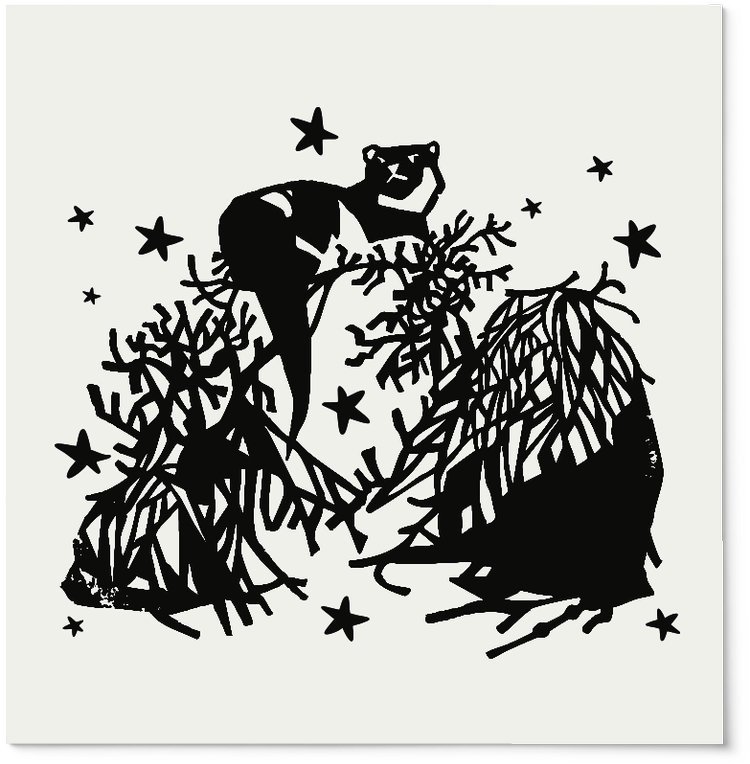 Lino print by Eden
