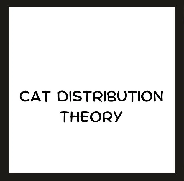 Cover page with the title 'Cat Distribution Theory' in black text on a white background, framed by a black border.