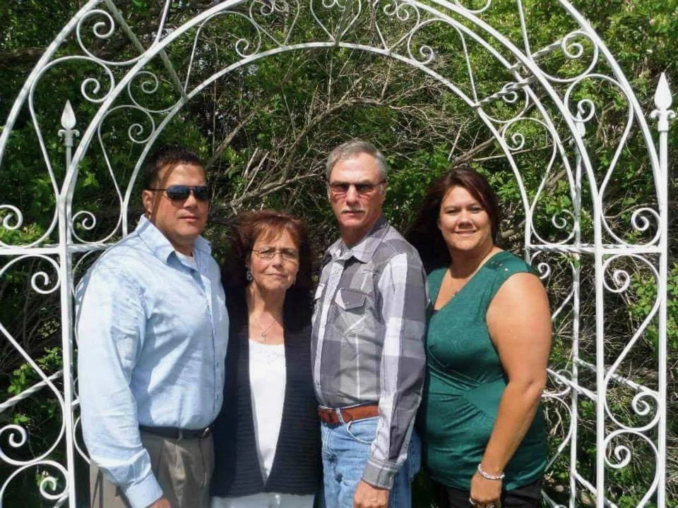 Bill Butler with family