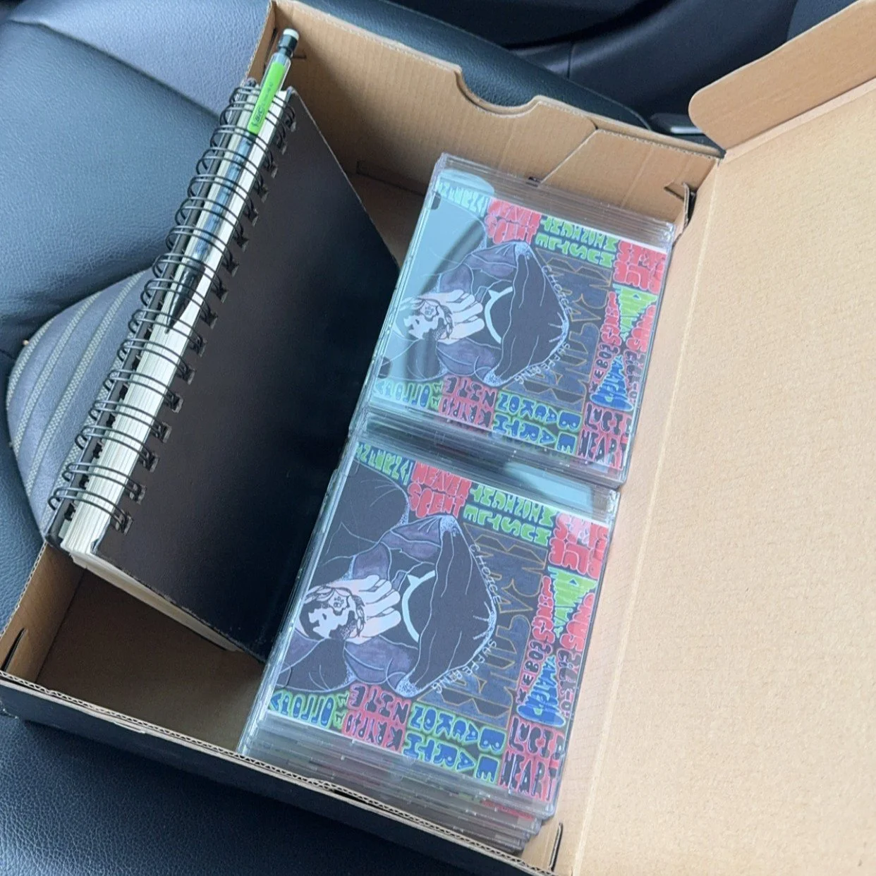 Sold my first CDs out of a shoebox at my local gym.