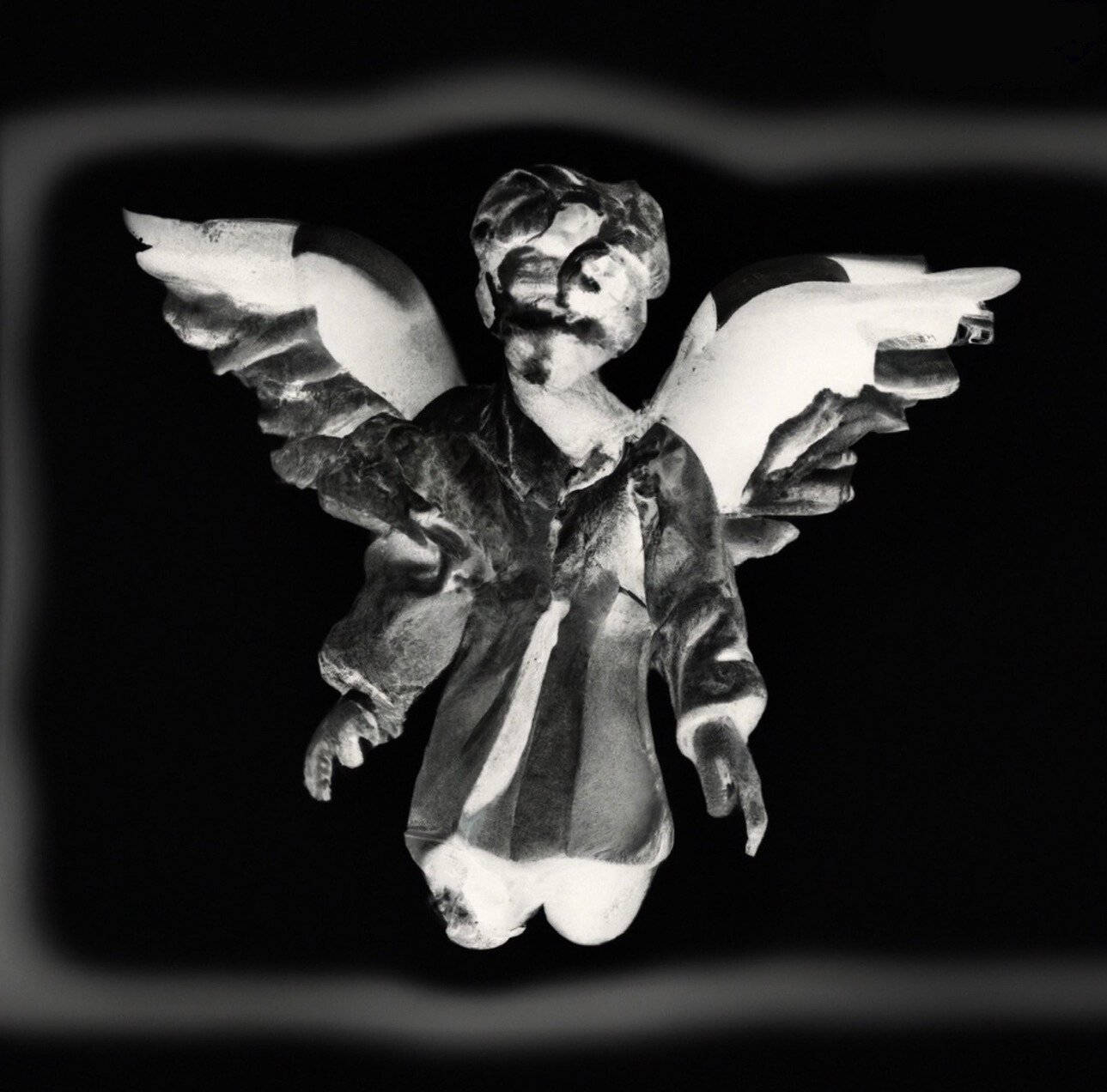 Choice Suffering "Midwest Burnout" EP cover art. Also known as the "EnRapture Angel".
