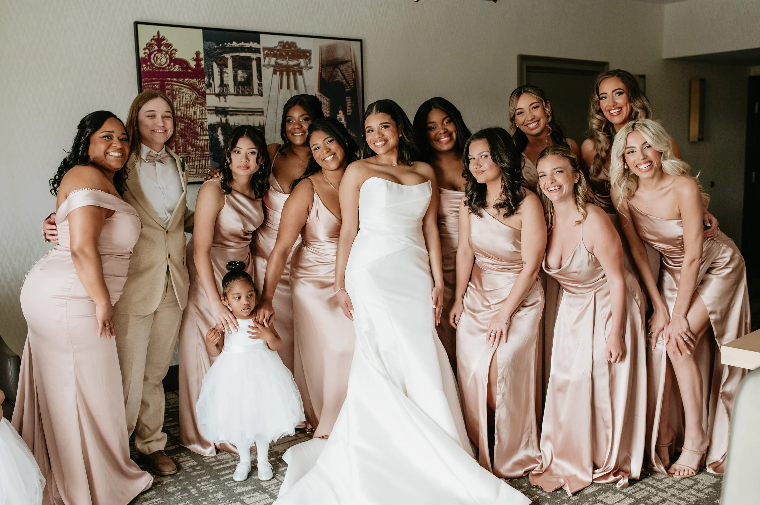 Soft glam bridal makeup by Taylor Tavares of Taylor T Artistry, a wedding makeup artist serving Attleboro, Massachusetts, Rhode Island and Connecticut.