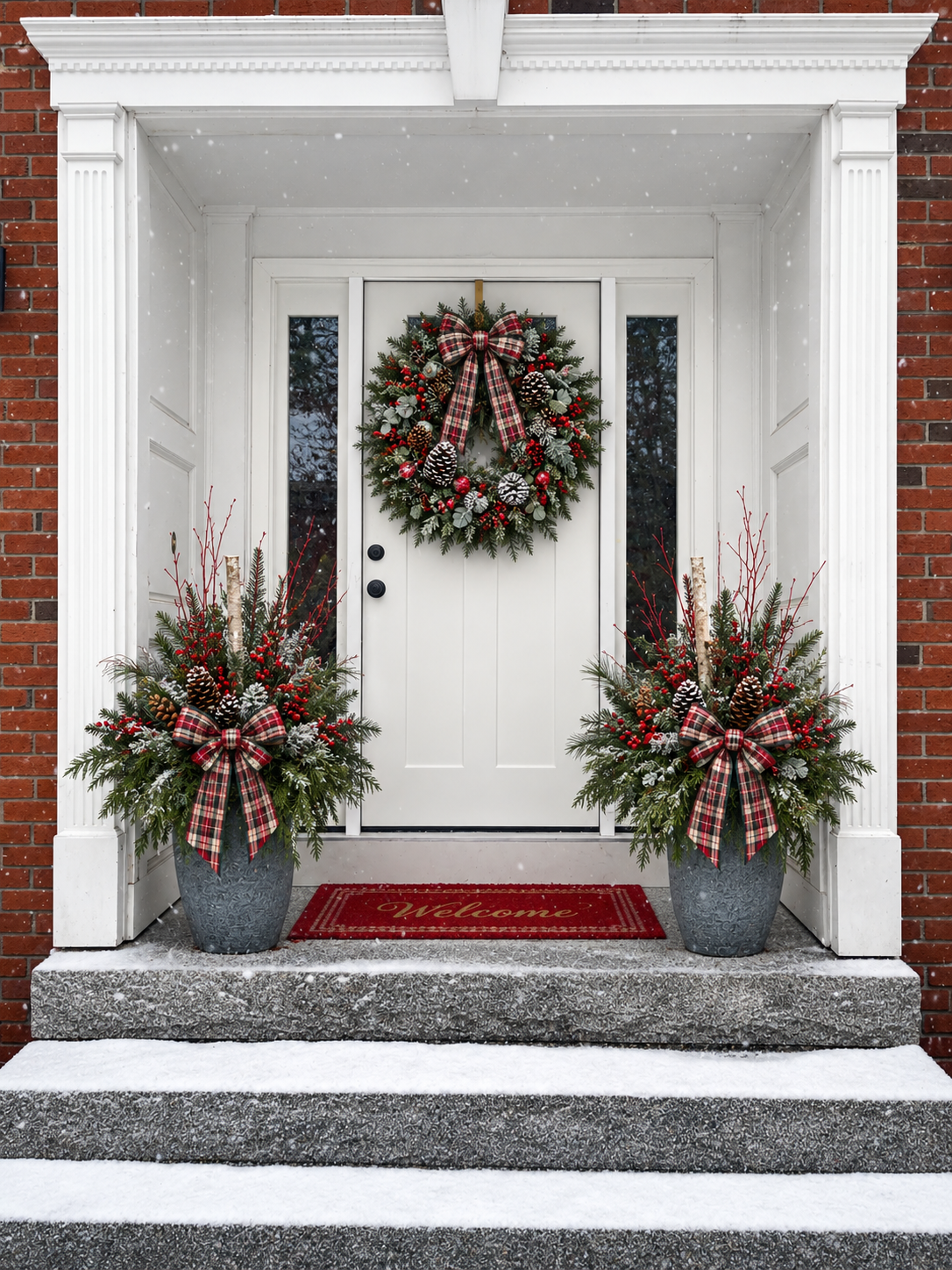 The Porch Pair -Classic Christmas