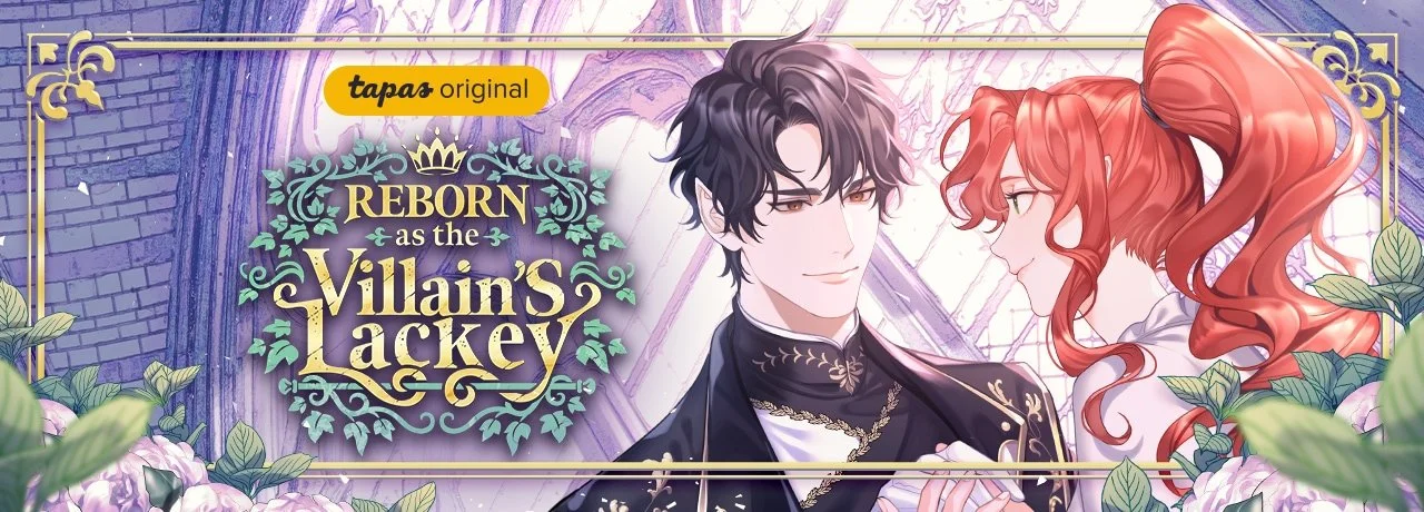 A banner for Reborn as the Villain's Lackey