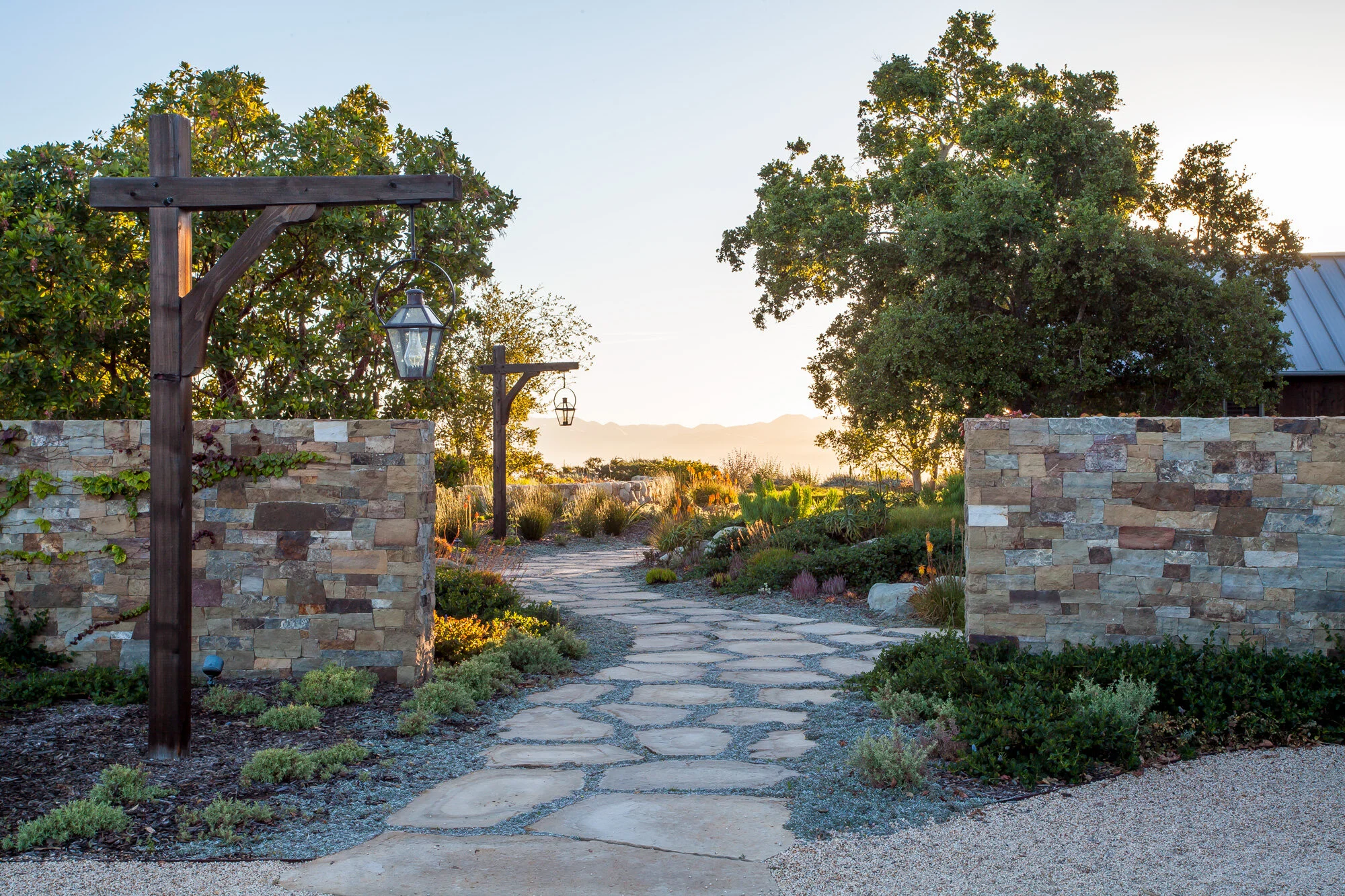 Landscape design of the Central California Coast estate, Presqu’ile, created by Arcadia Studio