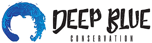 Deep Blue Conservation logo featuring a stylized blue wave