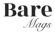 Bare Mags logo with the word 'Bare' in bold and 'Mags' in cursive