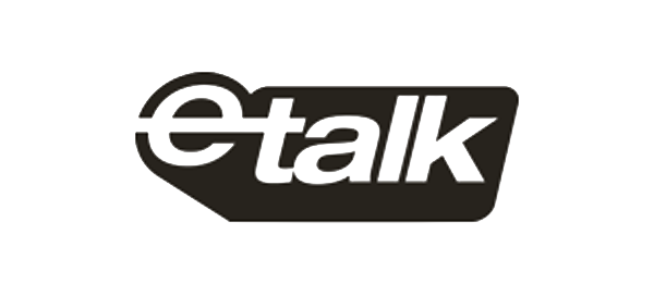 ETalk logo with black text on a transparent background.