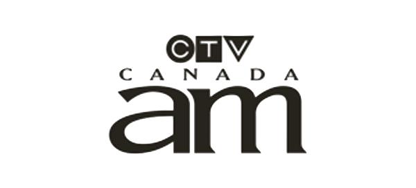 CTV Canada AM logo in black and white.