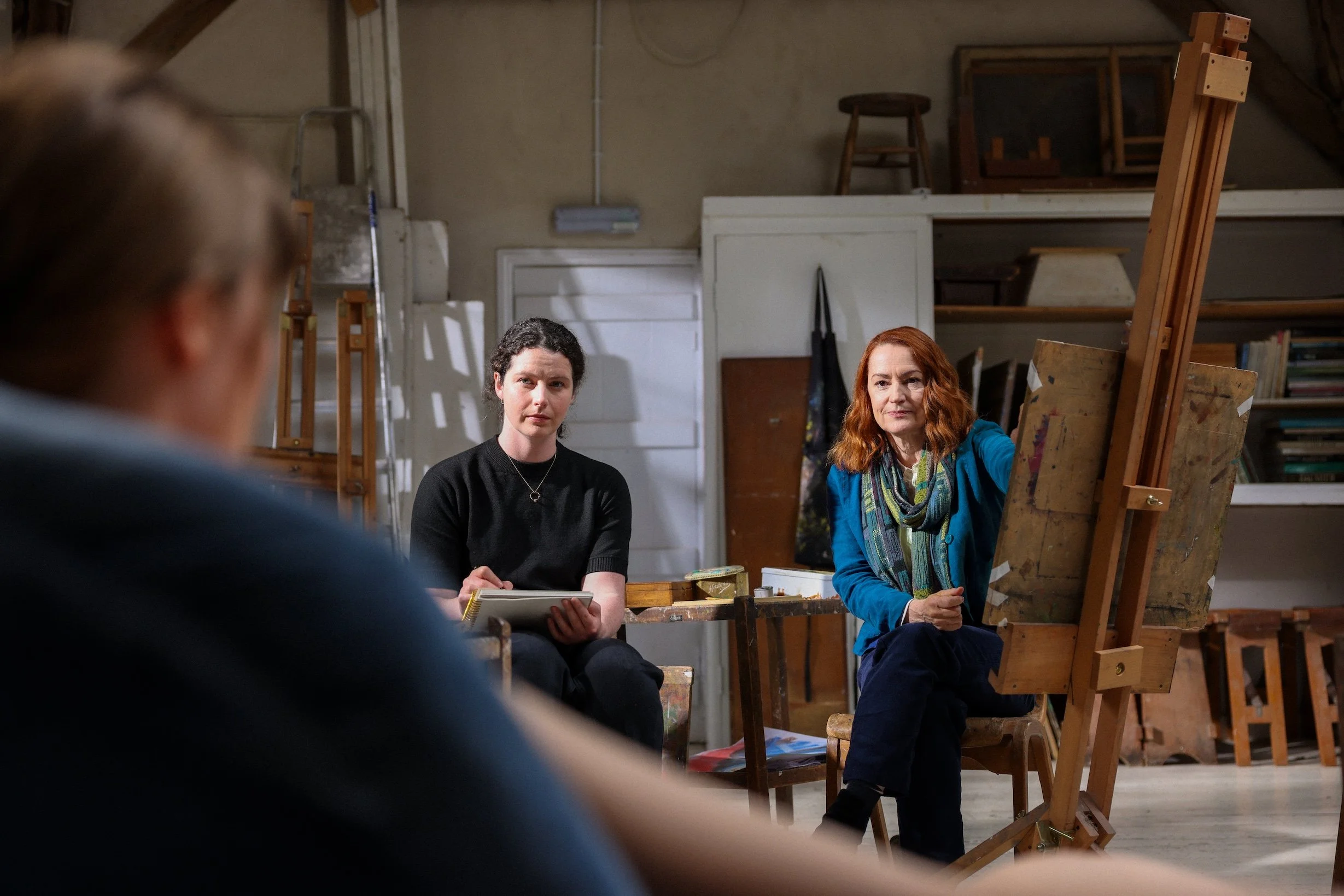 Molly Vevers and Pooky Quesnel in Life Class.