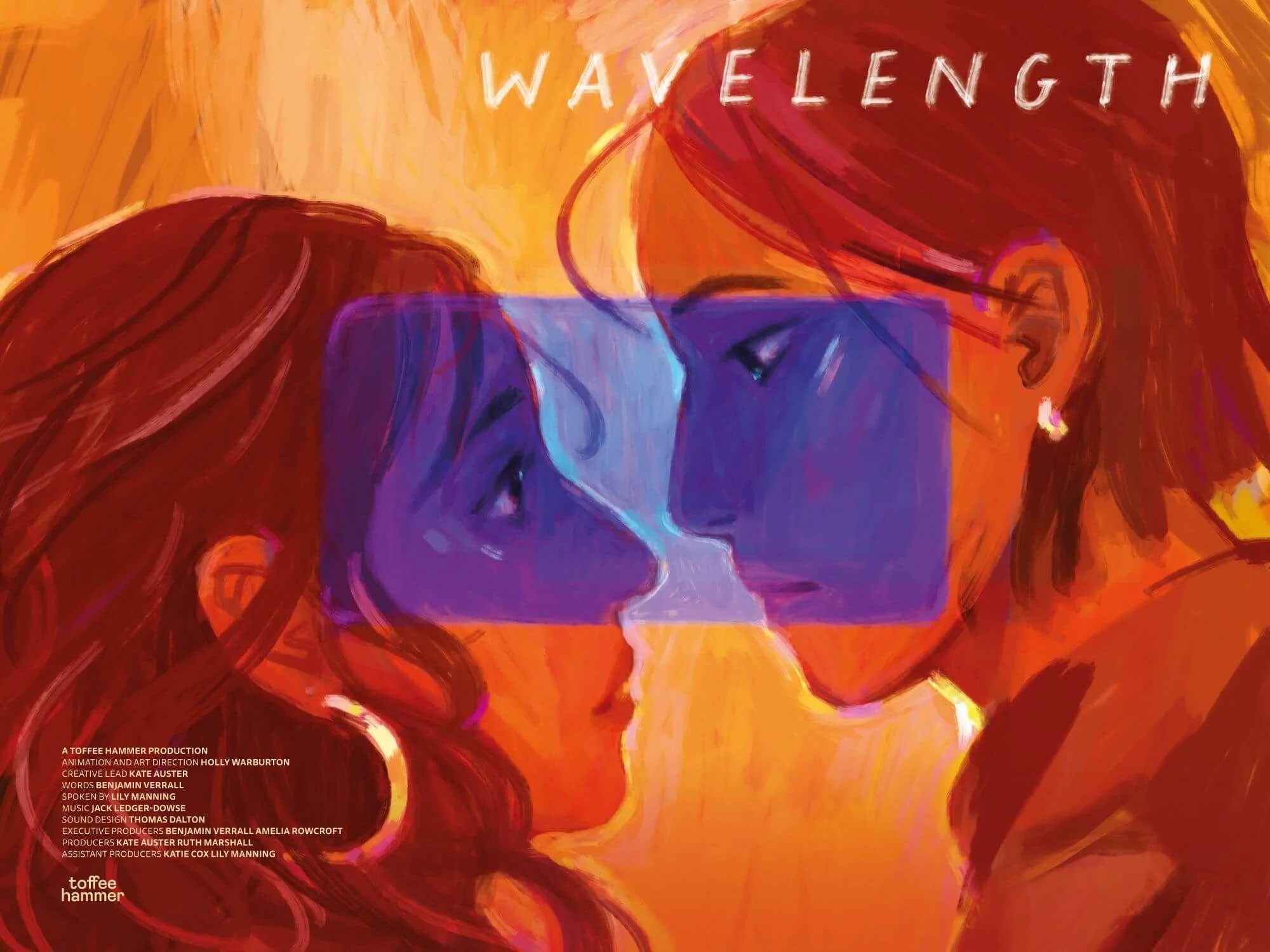 Poster for Wavelength featuring artwork by Holly Warburton.