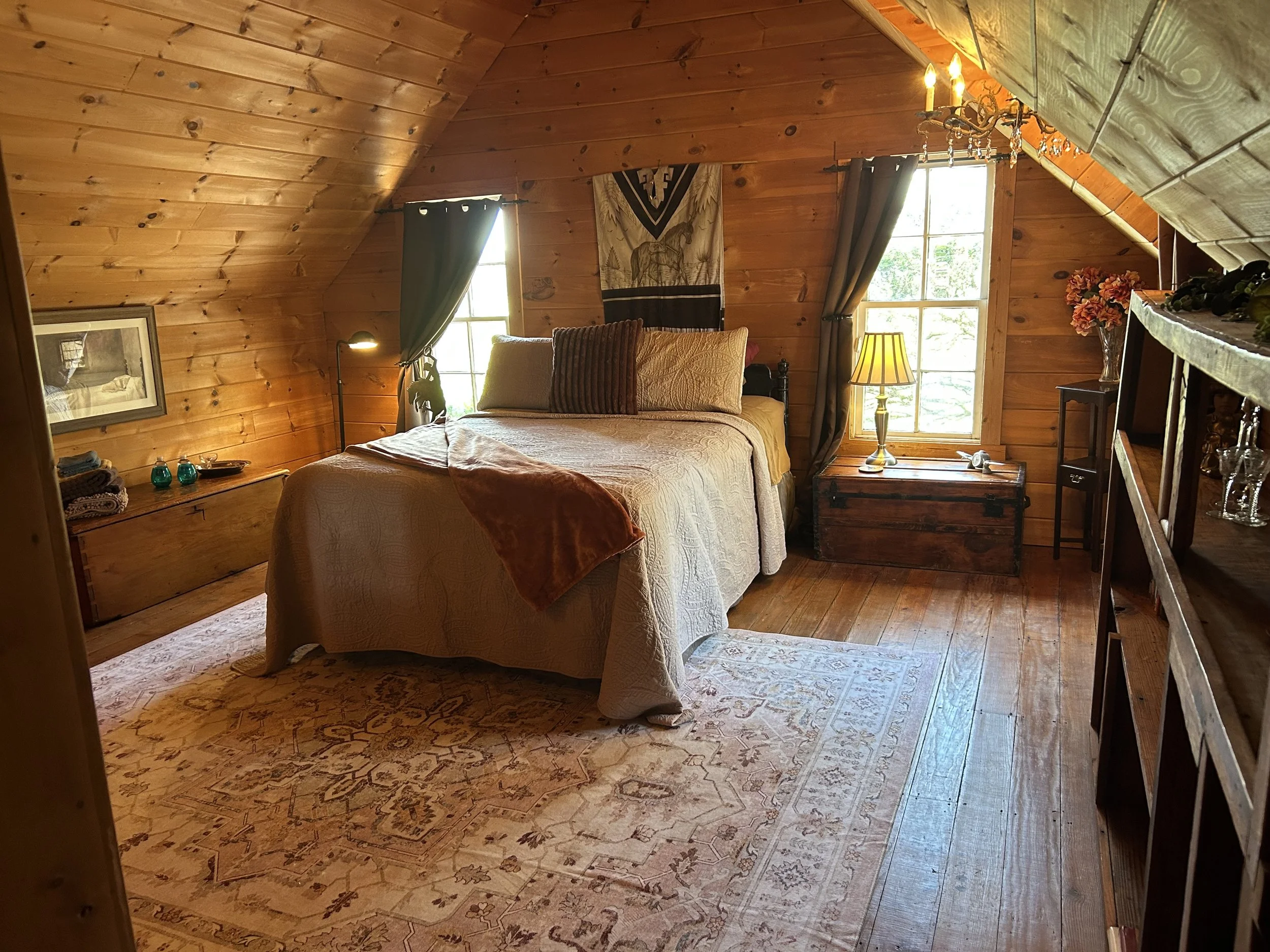 Master Suite guest room at the historic Butler-Cape Inn, Seventy-Four Ranch
