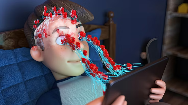Video game addiction with mental health