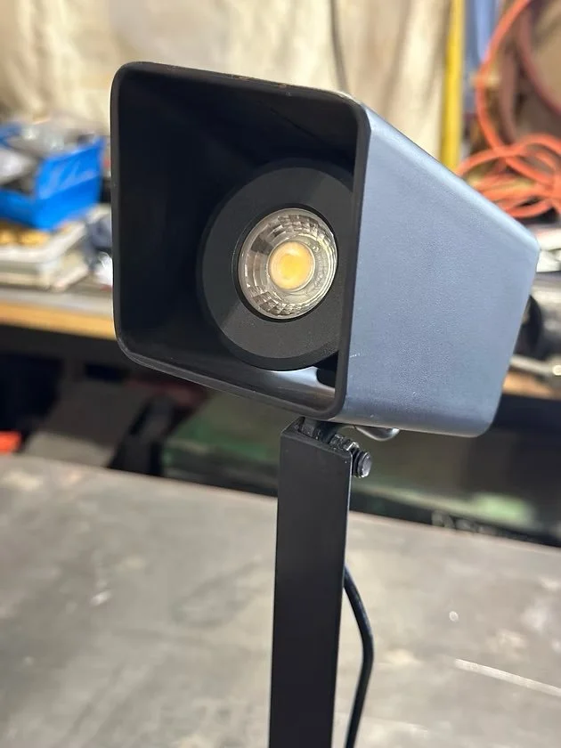 Spotube3
3”x 3”x 18” tubular steel light, stainless mounting stake