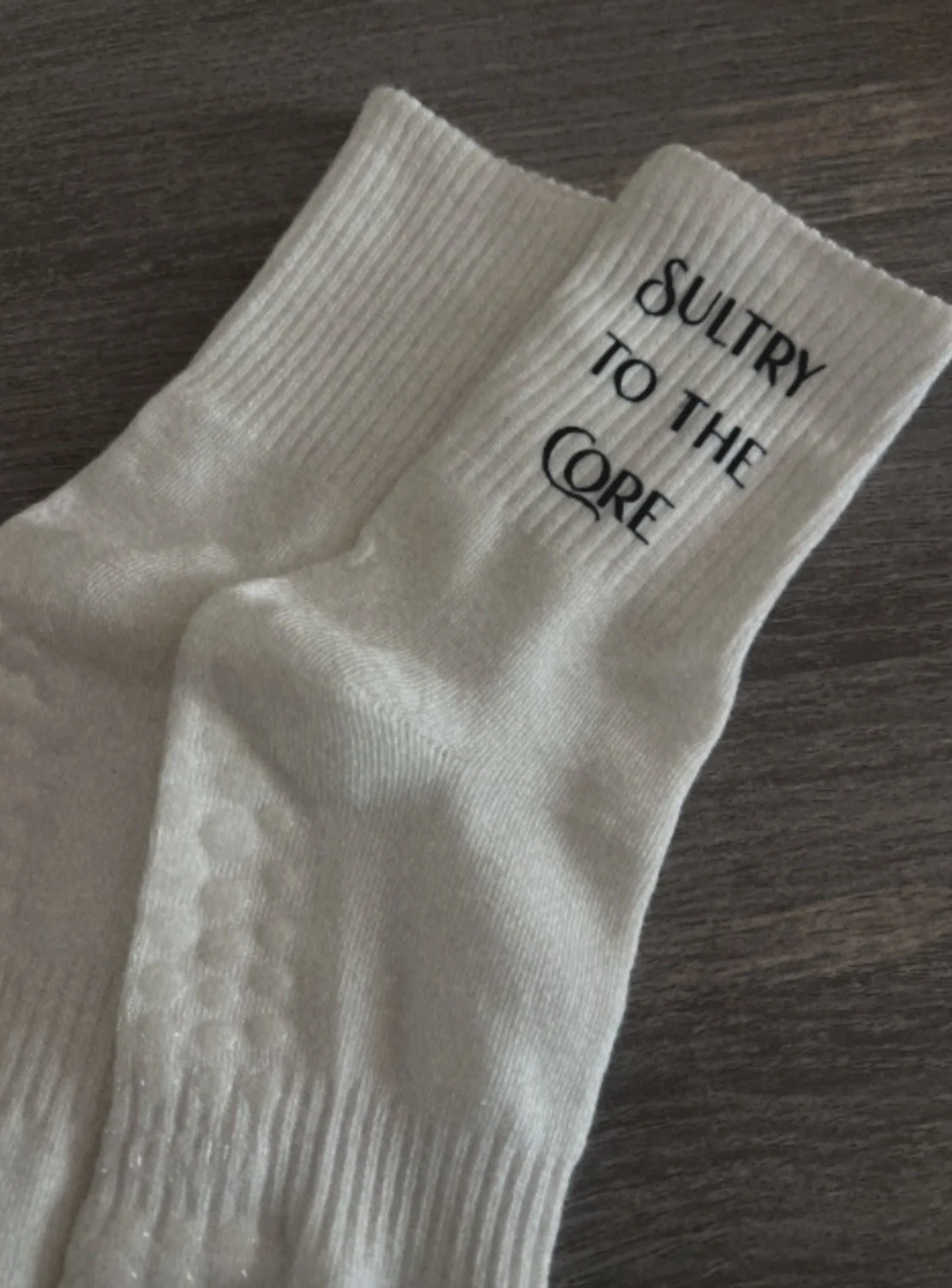 Sultry To The Core Grip Socks