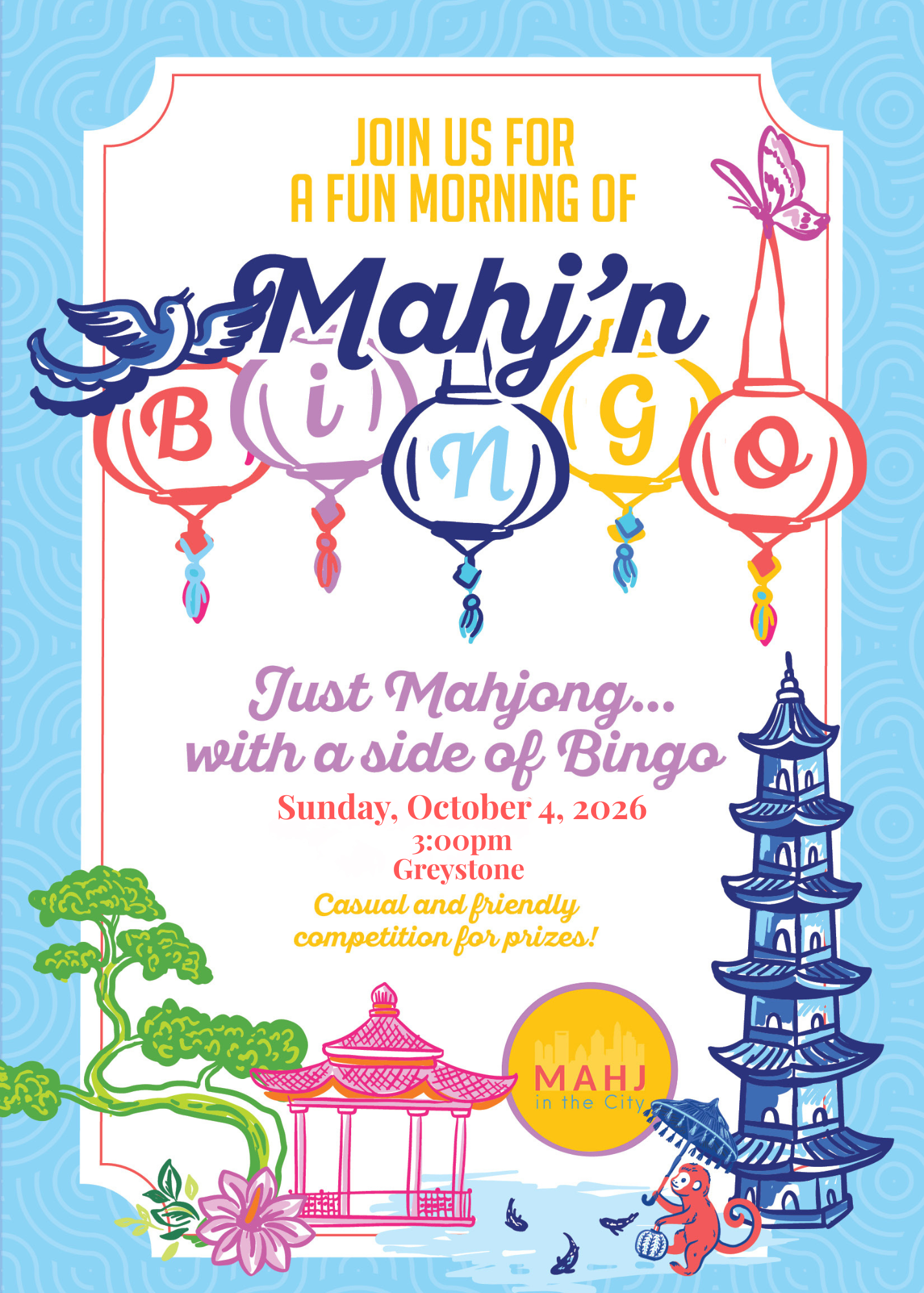 Mahj'N Bingo October 4, 2026