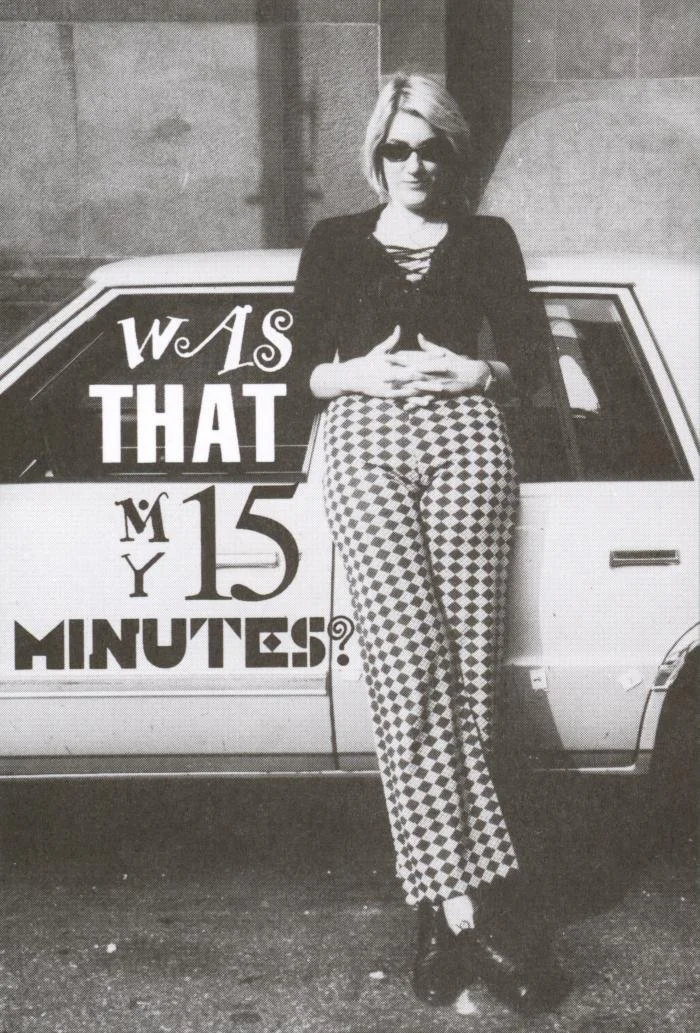 Promotional Card: "Was That My 15 Minutes?" (1997) [FRONT]