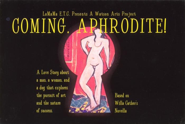 Promotional Card: "Coming Aphrodite!" (2009) [FRONT]