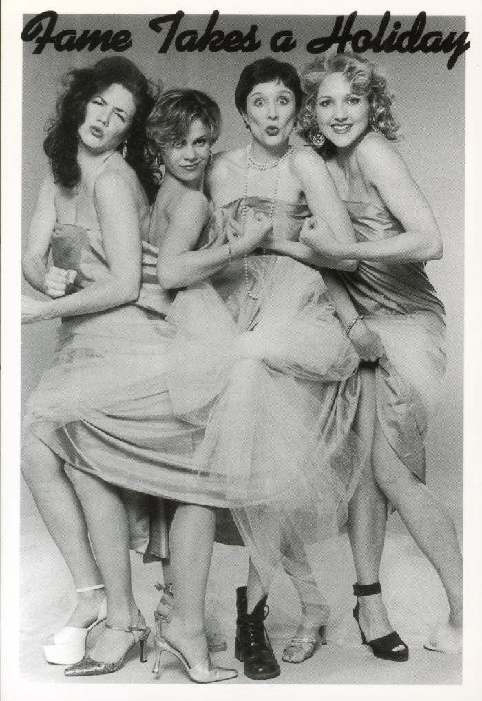 Promotional Postcard: "Fame Takes A Holiday" (2000) [FRONT]