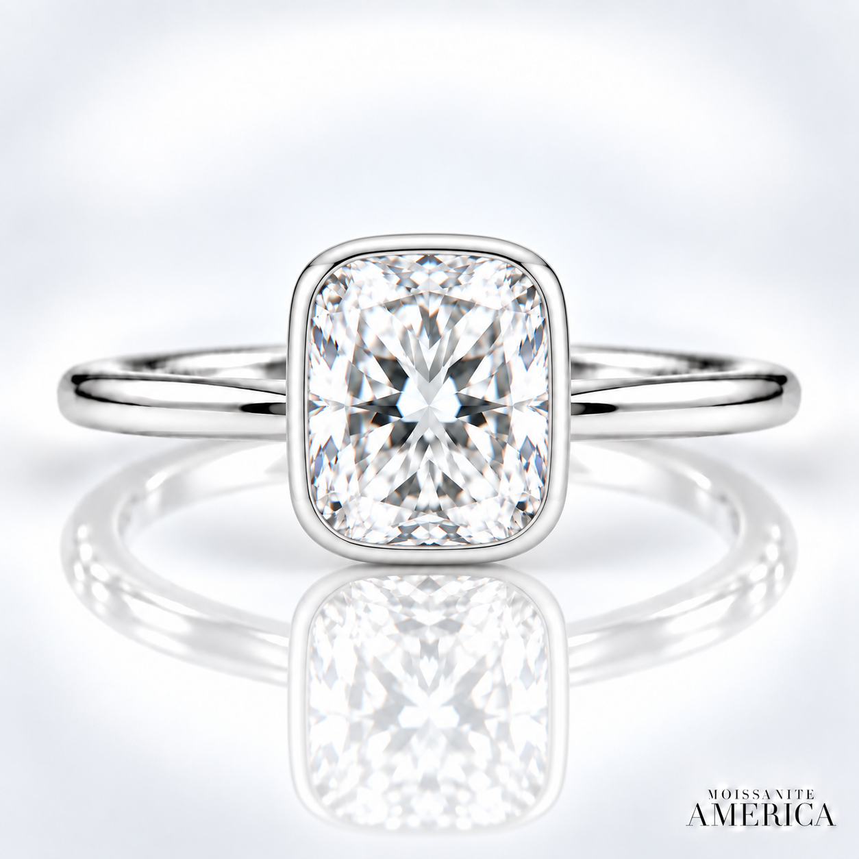 The Cushion Bezel Solitaire