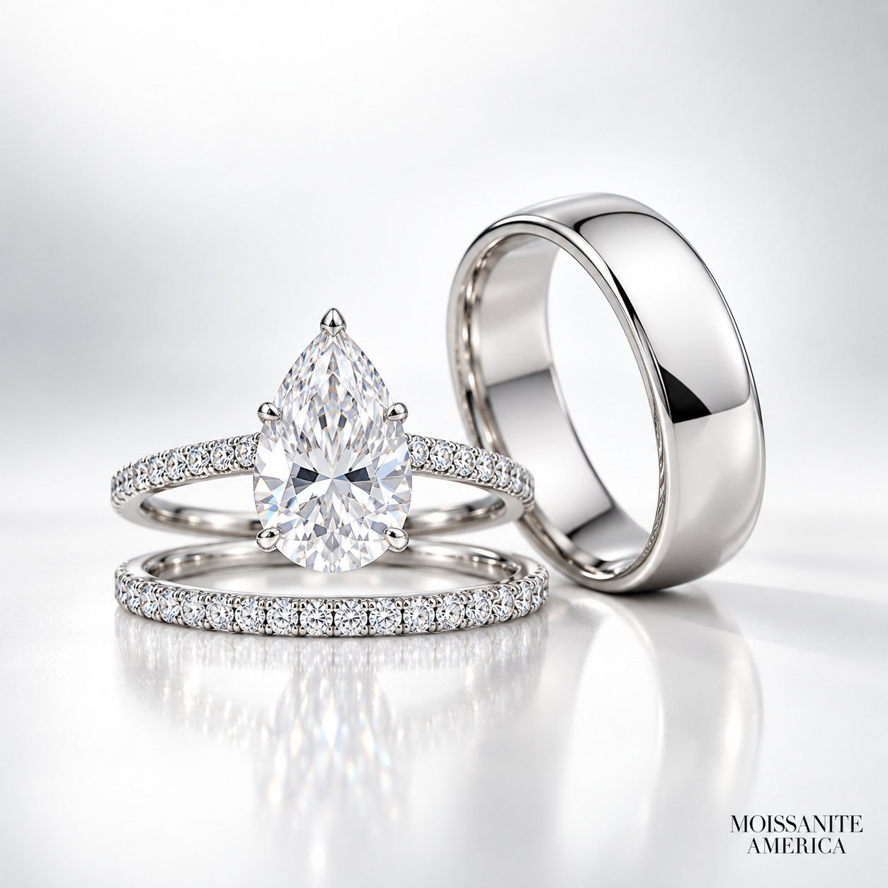 The Pear Couples Ring Set