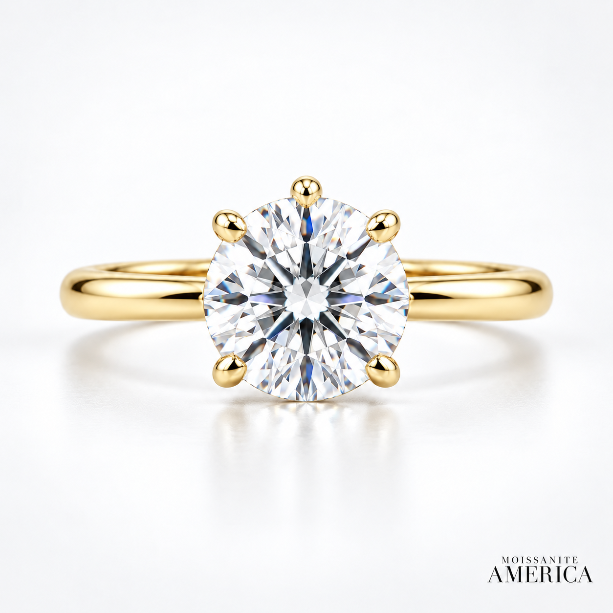 The Six-Prong Round Solitaire