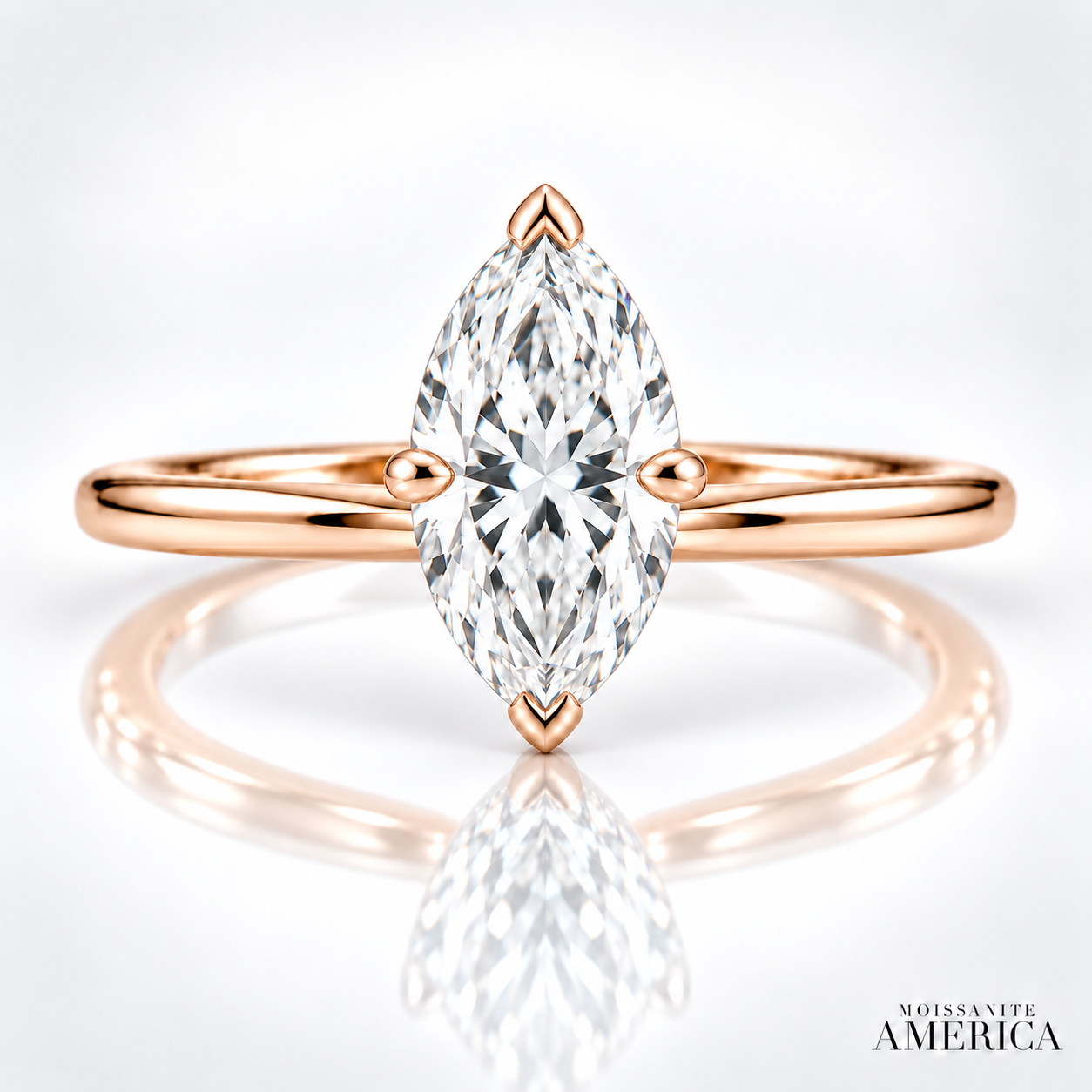 The Classic Marquise Solitaire