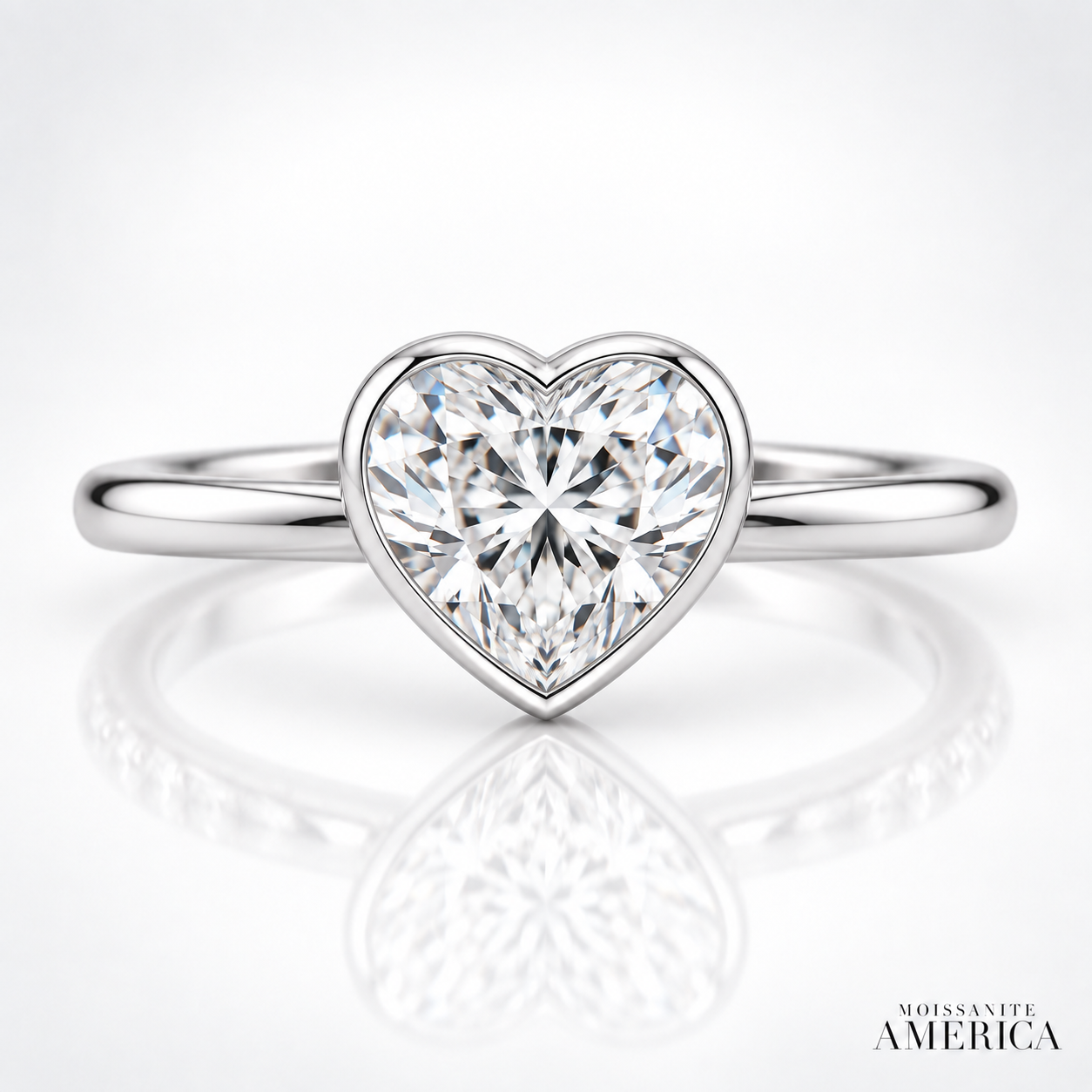 The Heart Bezel Solitaire