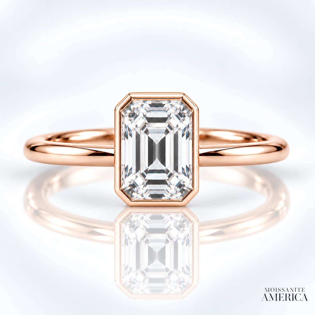 The Emerald Bezel Solitaire