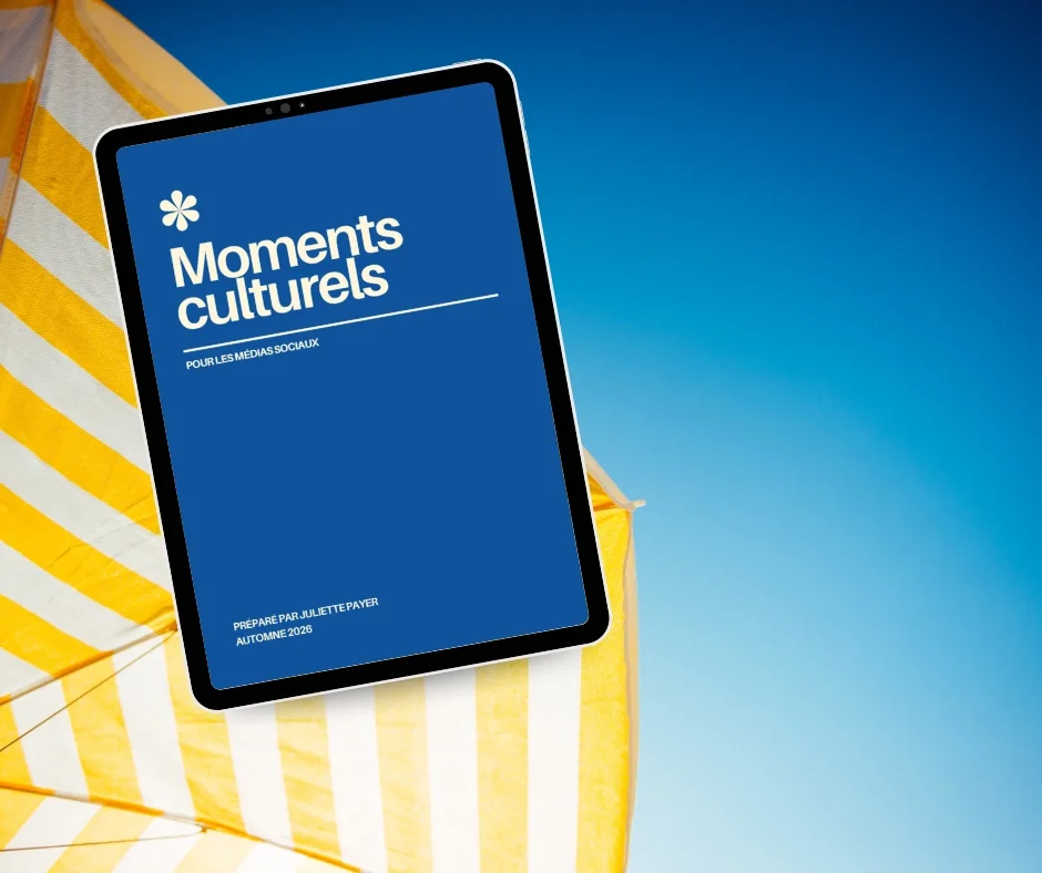 Guide : Moments culturels pour les médias sociaux