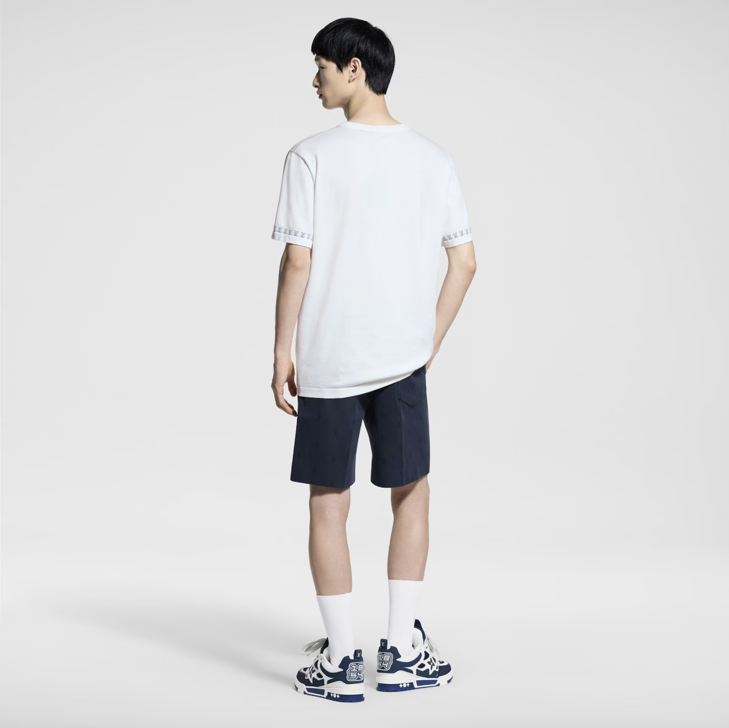 LV Icons Short-Sleeved Cotton Crewneck