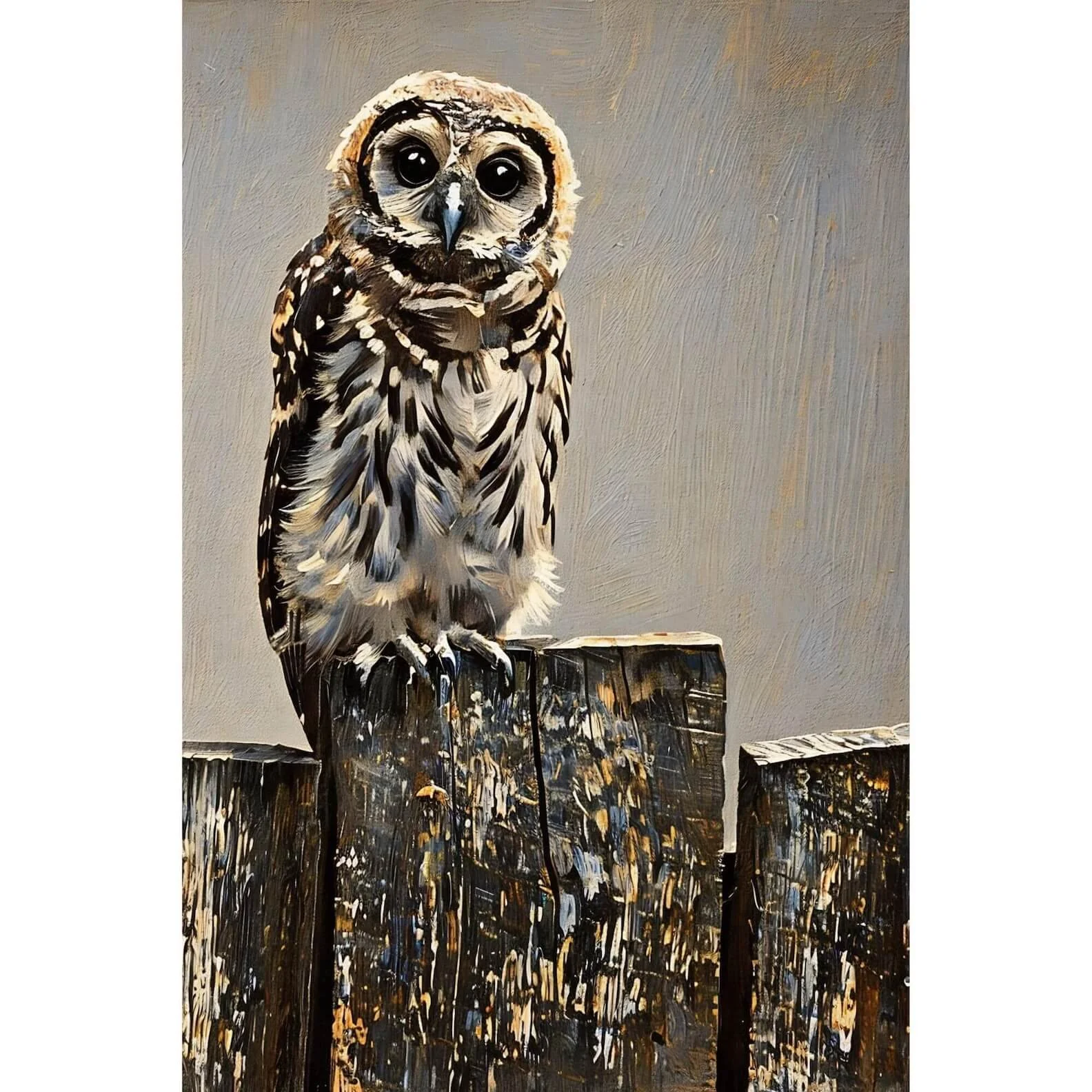 "Silent Watcher" – Sharpsburg MD Fine Art Owl Gallery Wrapped Canvas